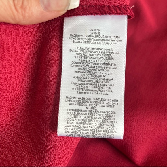 NWT BCBGENERATION Sleeveless Lace Embellished Fit and Flare Formal Dress Size 6 - Picture 10 of 10